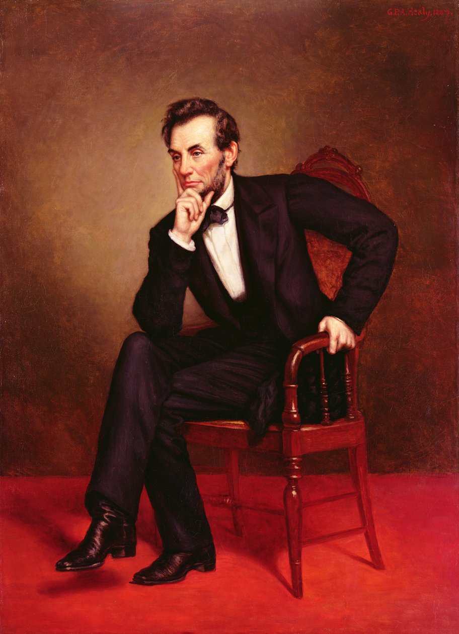 Porträt von Abraham Lincoln von George Peter Alexander Healy