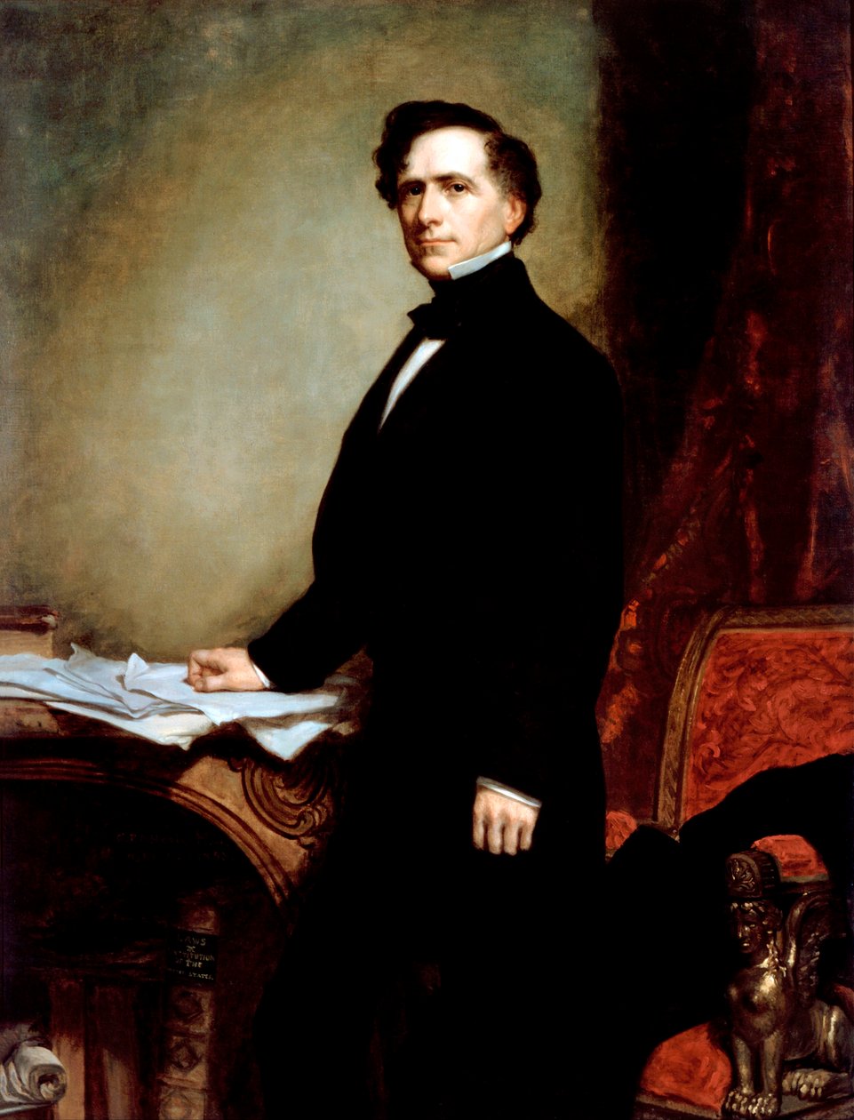Porträt von Präsident Franklin Pierce von George Peter Alexander Healy