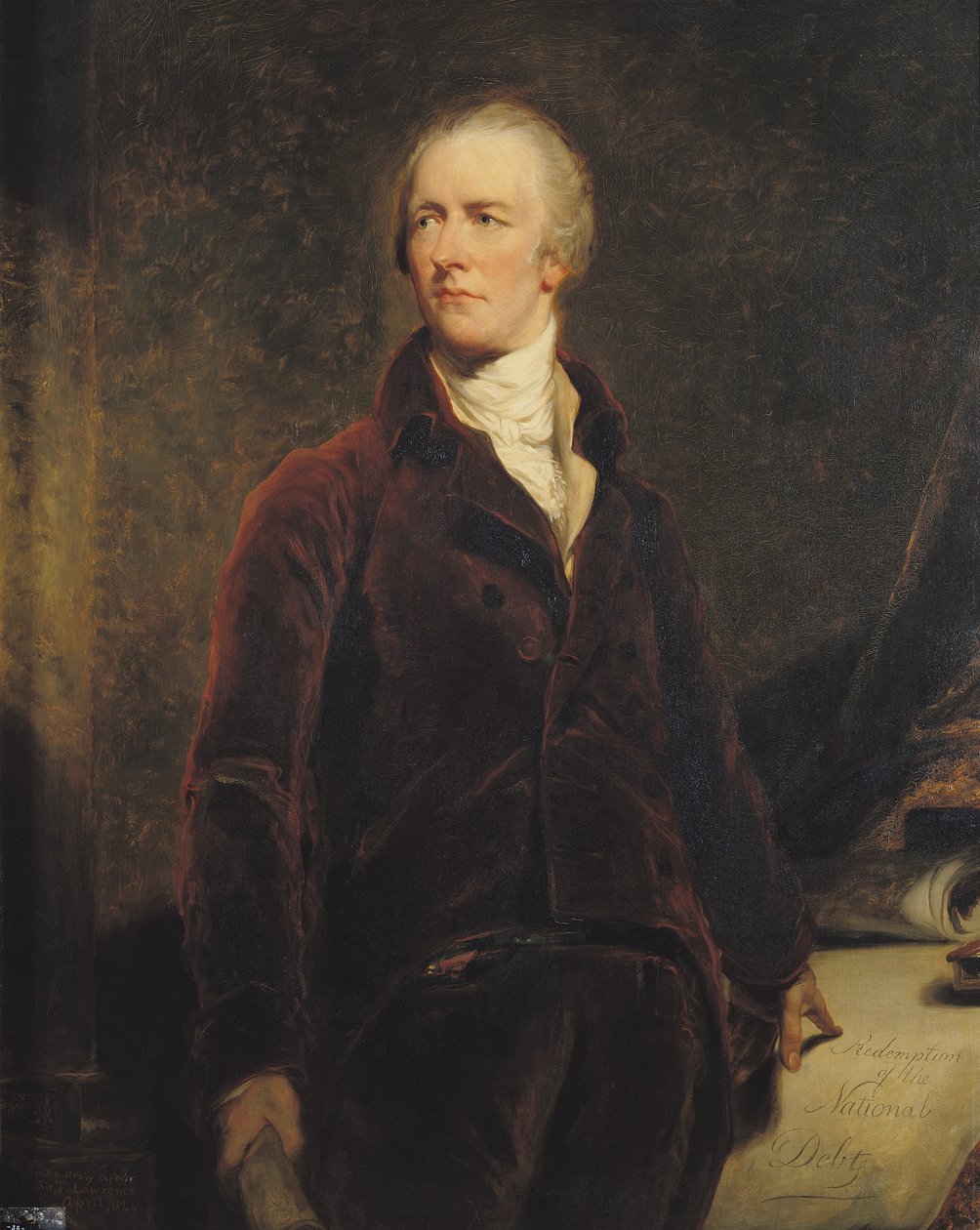 William Pitt der Jüngere (1759-1806) von George Peter Alexander Healy