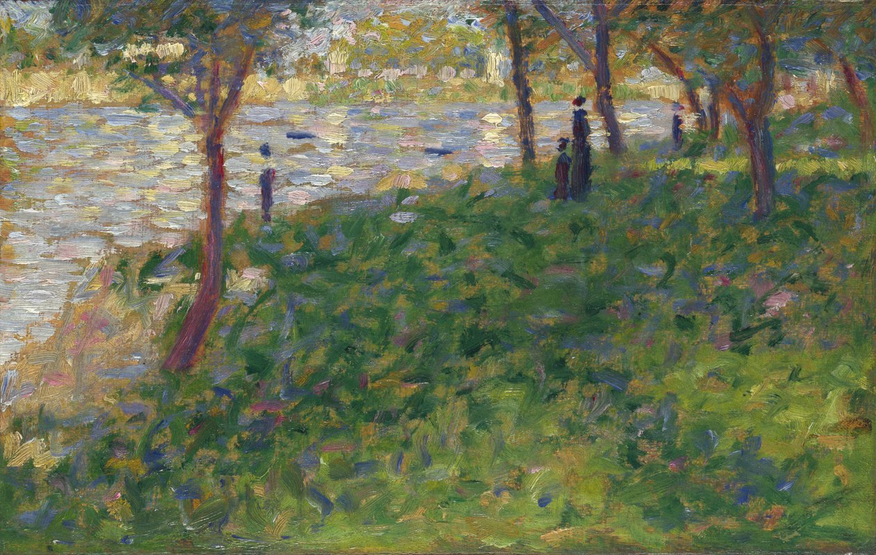Studie für La Grande Jatte, 1884-1885 von George Pierre Seurat