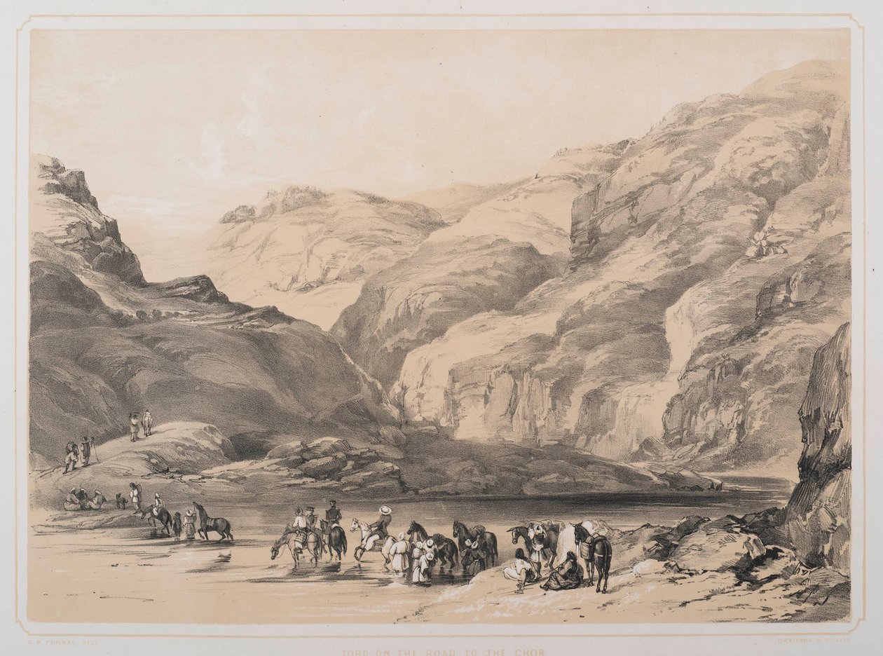 Furt auf dem Weg nach Chor von George Powell Thomas