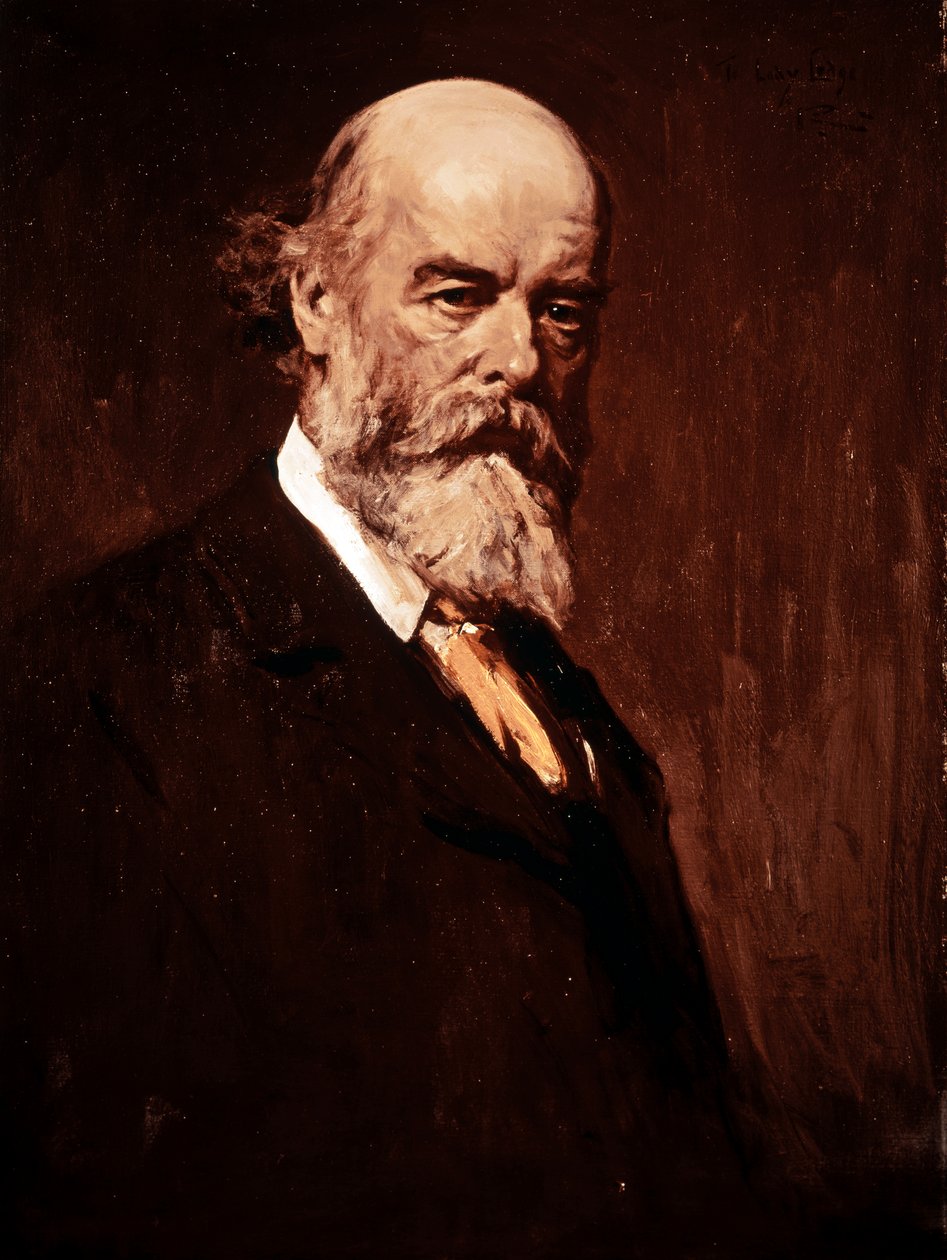 Porträt von Sir Oliver Joseph Lodge von George Reid