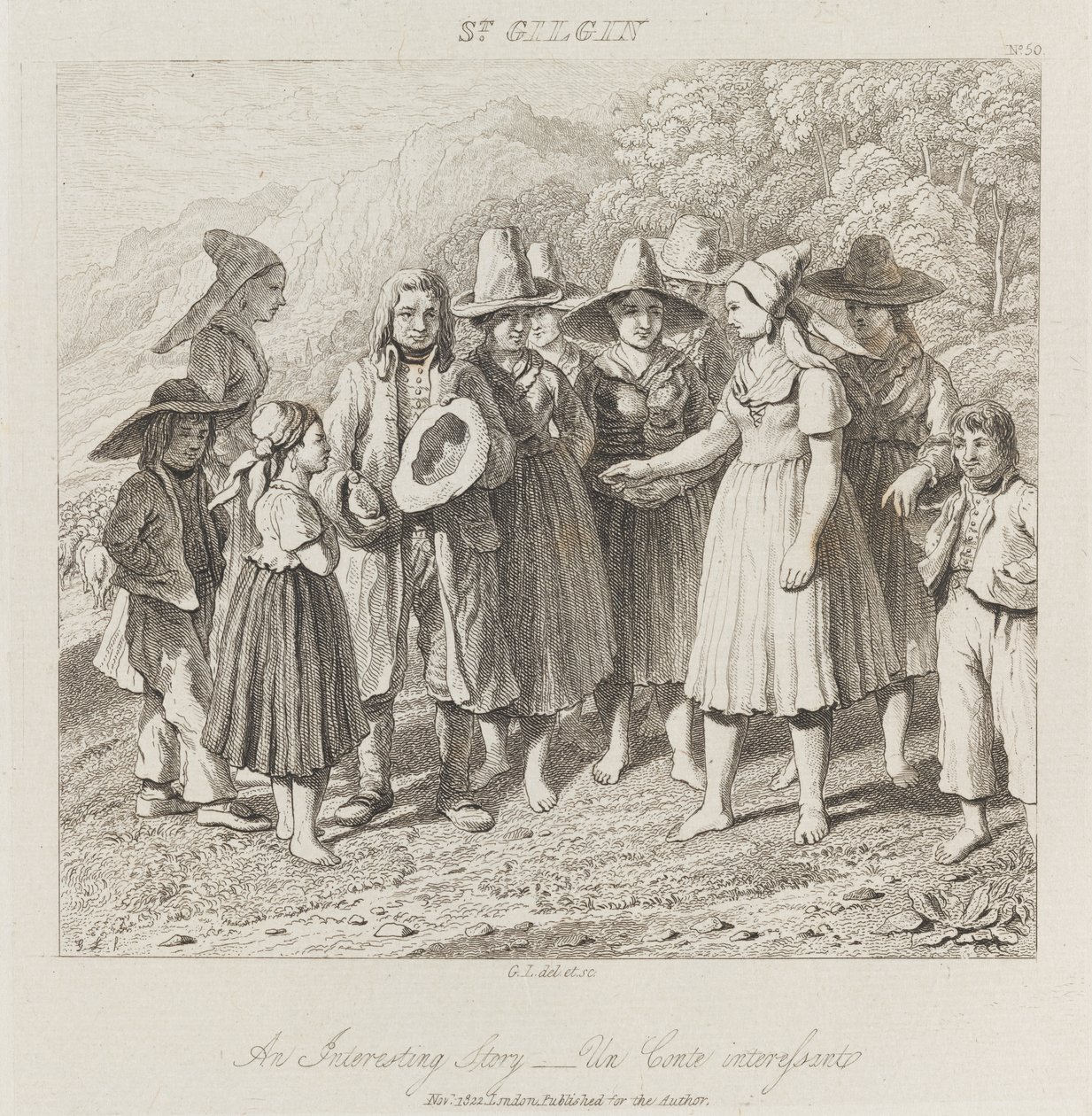 Interessante Geschichte, St. Gilgin von George Robert Lewis