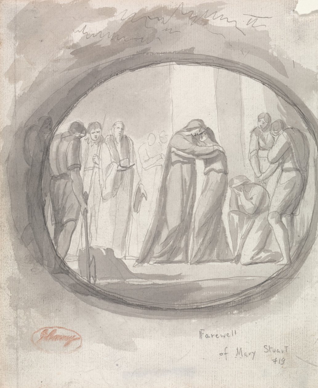 Abschied von Maria Stuart von George Romney