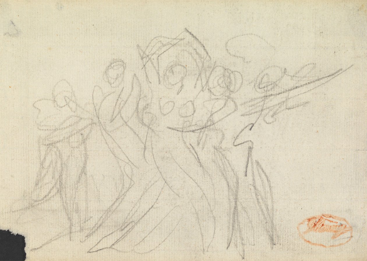 Studie zur Figurenkomposition 27 von George Romney