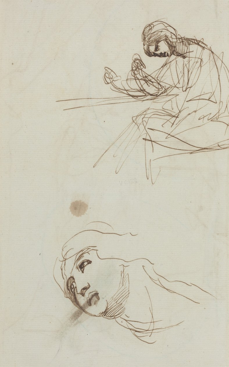 Figurenstudien [verso] von George Romney
