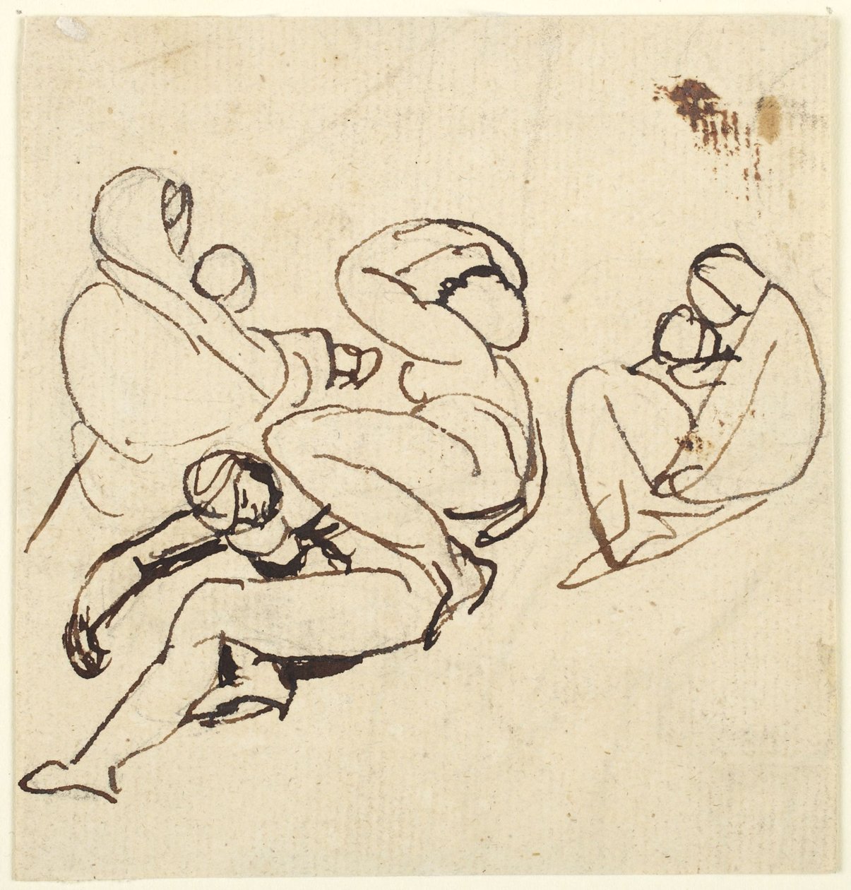 Studien von Frauen und Kindern im Leid von George Romney