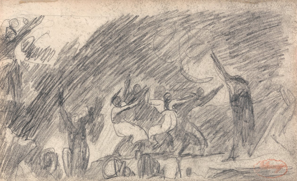 MacBeth in der Hexenhöhle: Zweiter Besuch von George Romney
