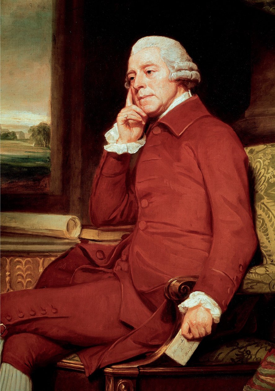 Porträt von John Stanley (1712-1786), britischer Komponist (Detail). Gemälde von George Romney (1734-1802) London, National Portrait Gallery von George Romney