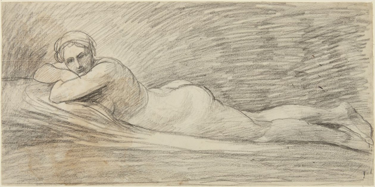 Liegender weiblicher Akt von George Romney