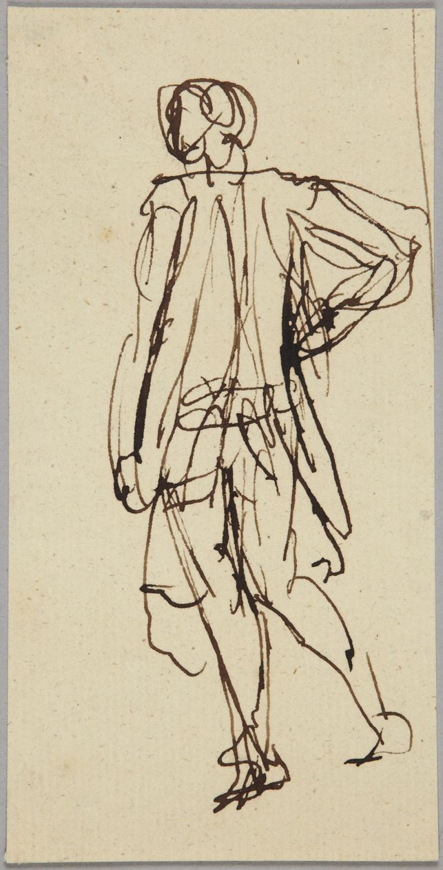 Stehende männliche Figur von George Romney