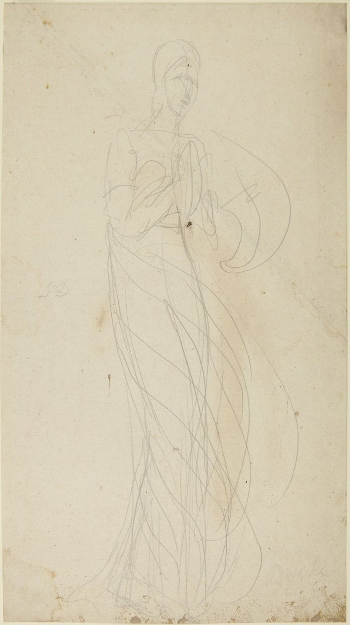 Stehende weibliche Figur von George Romney