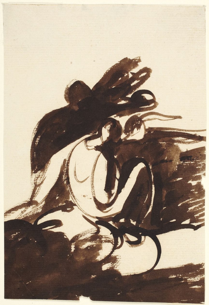 Studie für eine Gruppe von Figuren von George Romney