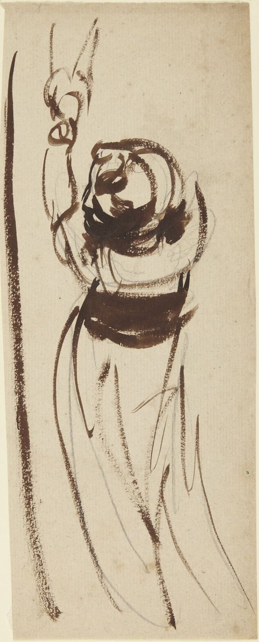 Studie eines Kindes, das die Hand ausstreckt von George Romney