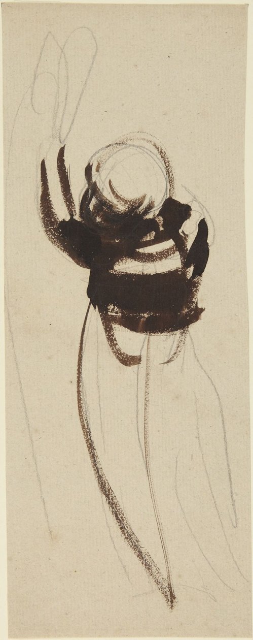 Studie eines Kindes, das die Hand ausstreckt von George Romney