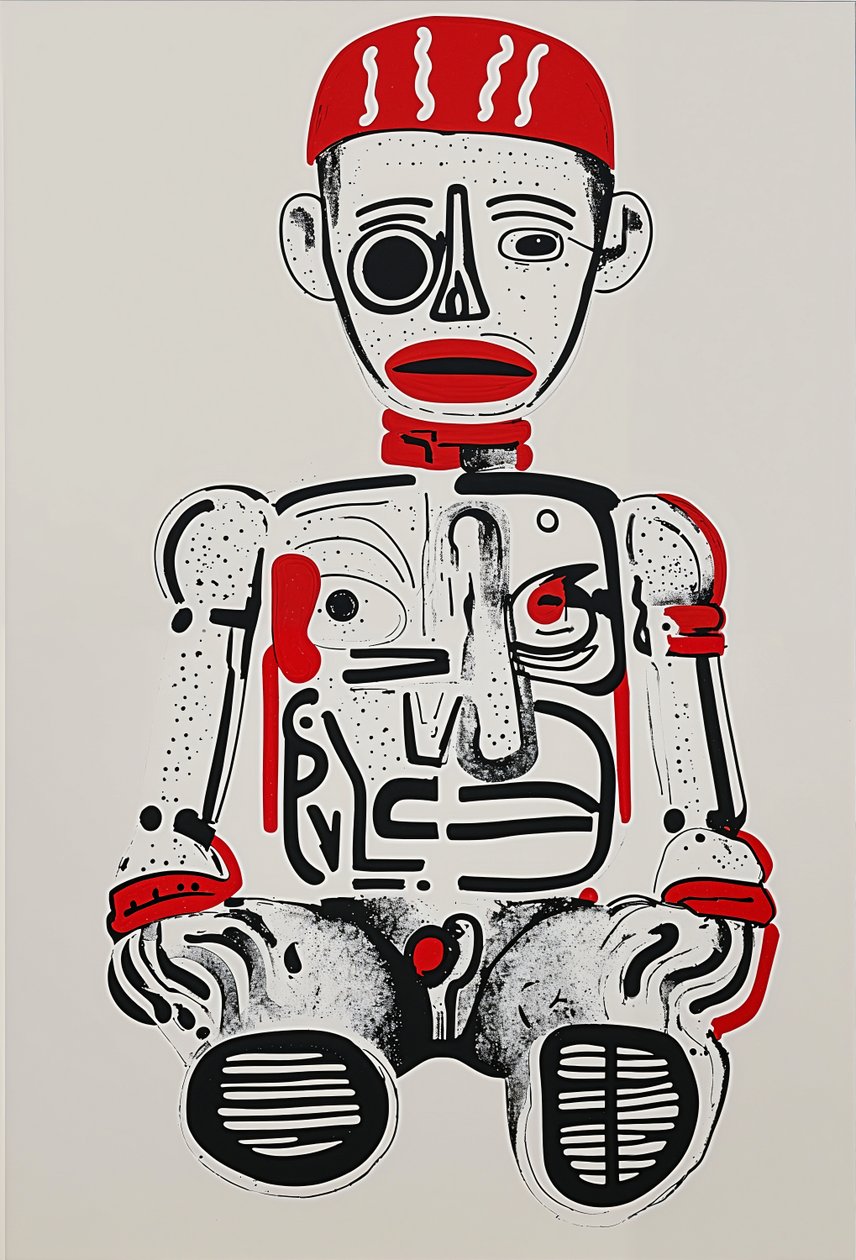 „Digital Totem“, 2024 von George Rosaly