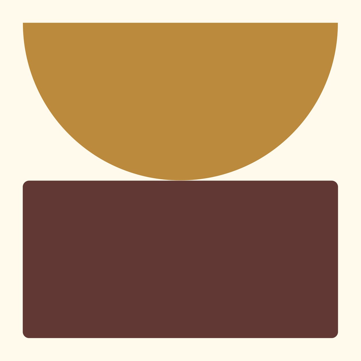 Gold Abstrakt von George Rosaly
