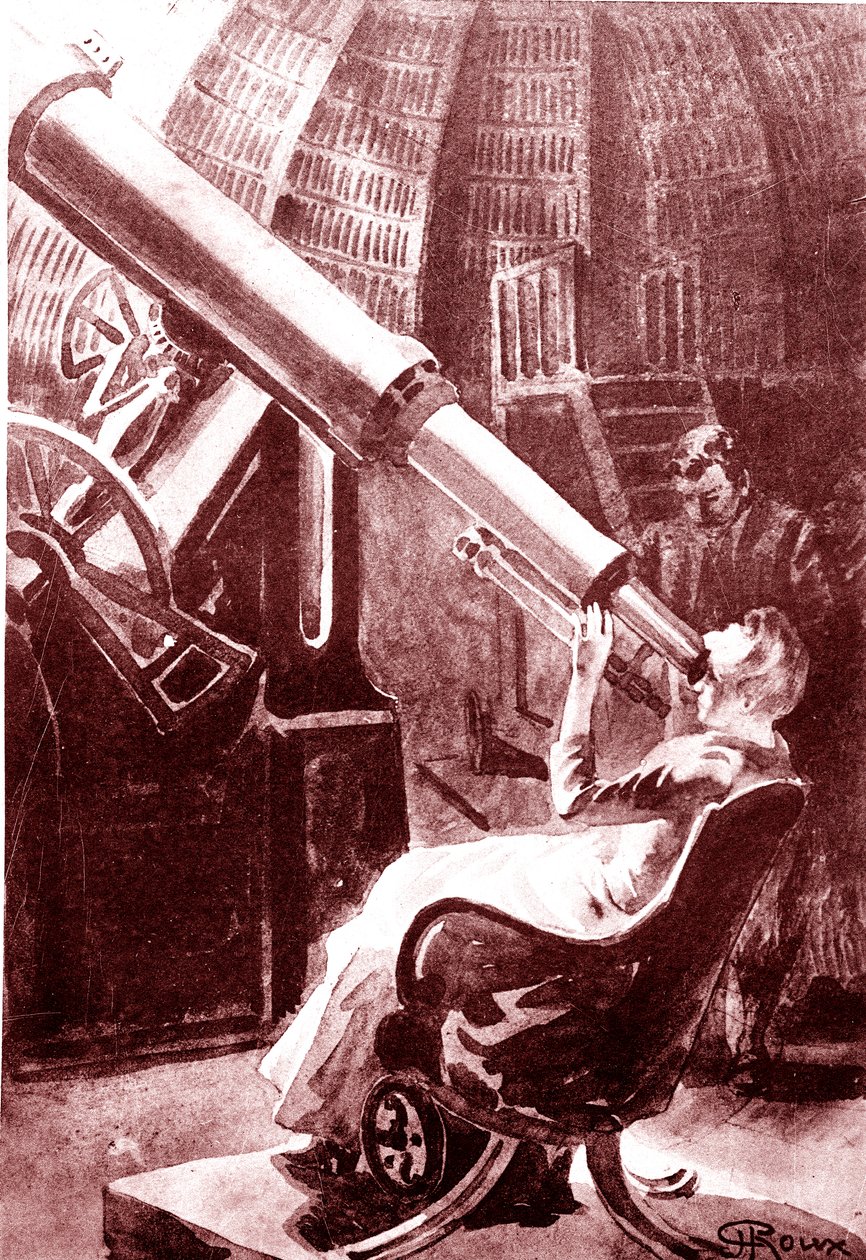 Die Sonnenfinsternis durch die Erde, 1888 von George Roux