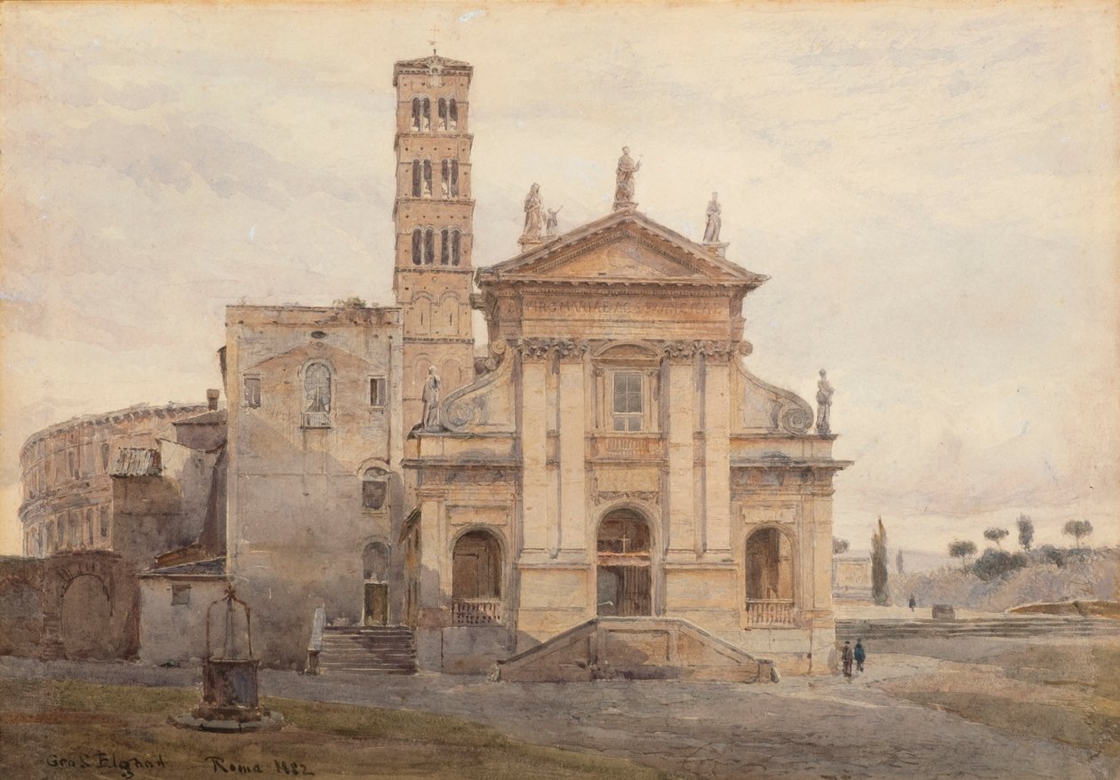 Basilika di Santa Francesca Romana, Rom von George Samuel Elgood