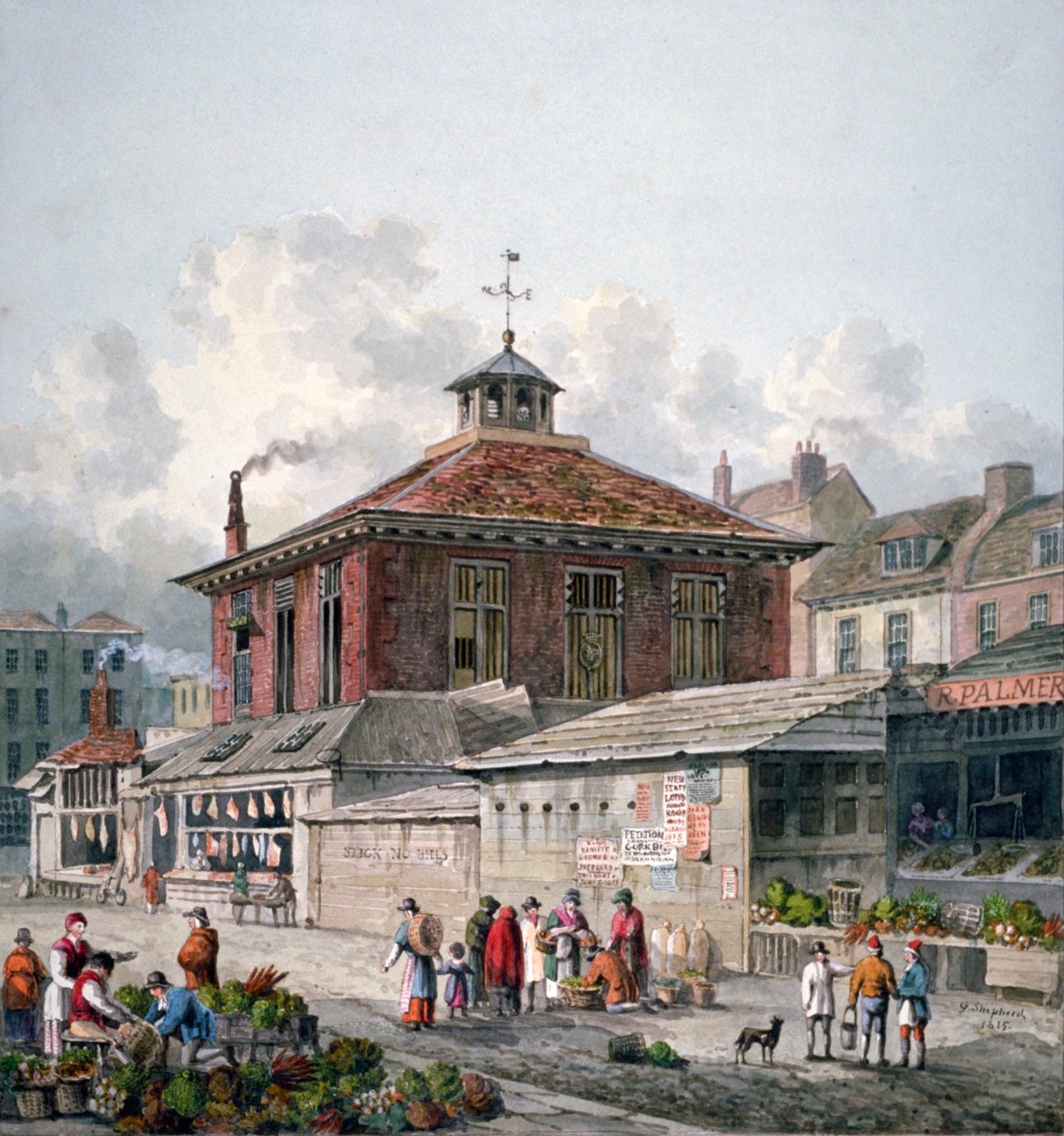 Clare Market, Westminster, London von George Shepherd