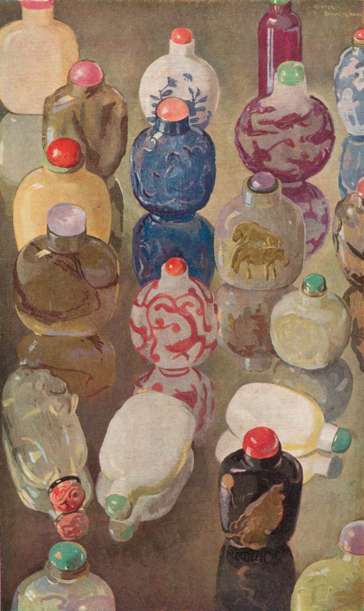 Chinesische Schnupftabakflaschen, ca. 1923 von George Sheringham