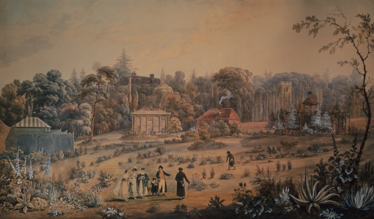 Die Gärten des Battlesden House, Bedfordshire von George Sidney Shepherd