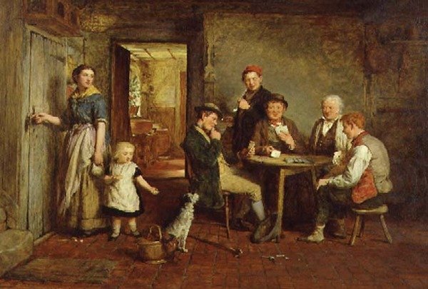 Die Kartenspieler von George Smith