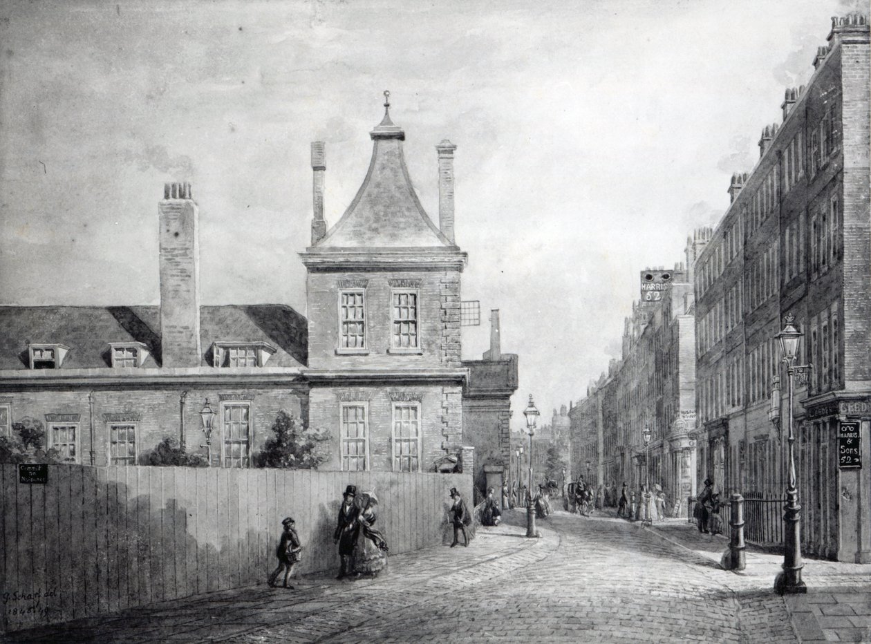 Montague House, Bloomsbury, London 1845-49 von George Snr Scharf