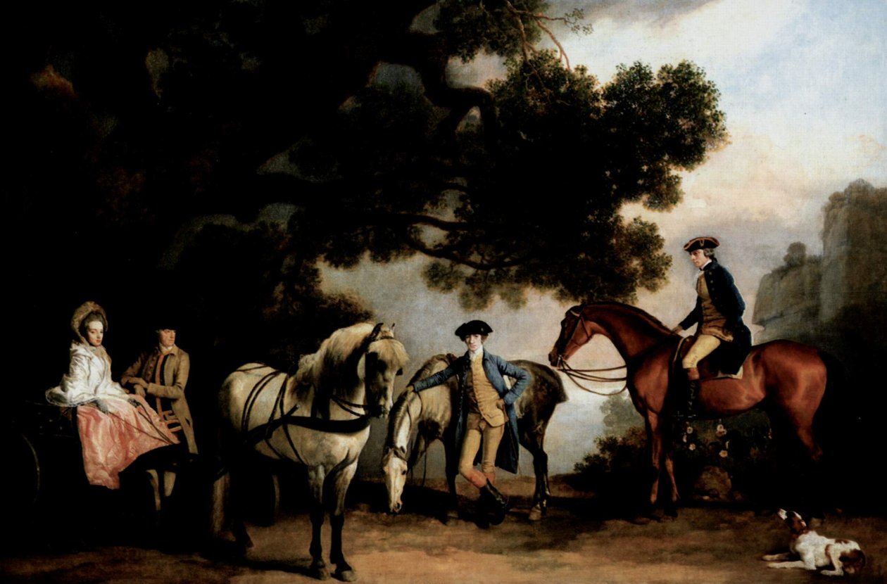 Die Familien Milbanke und Melbourne von George Stubbs