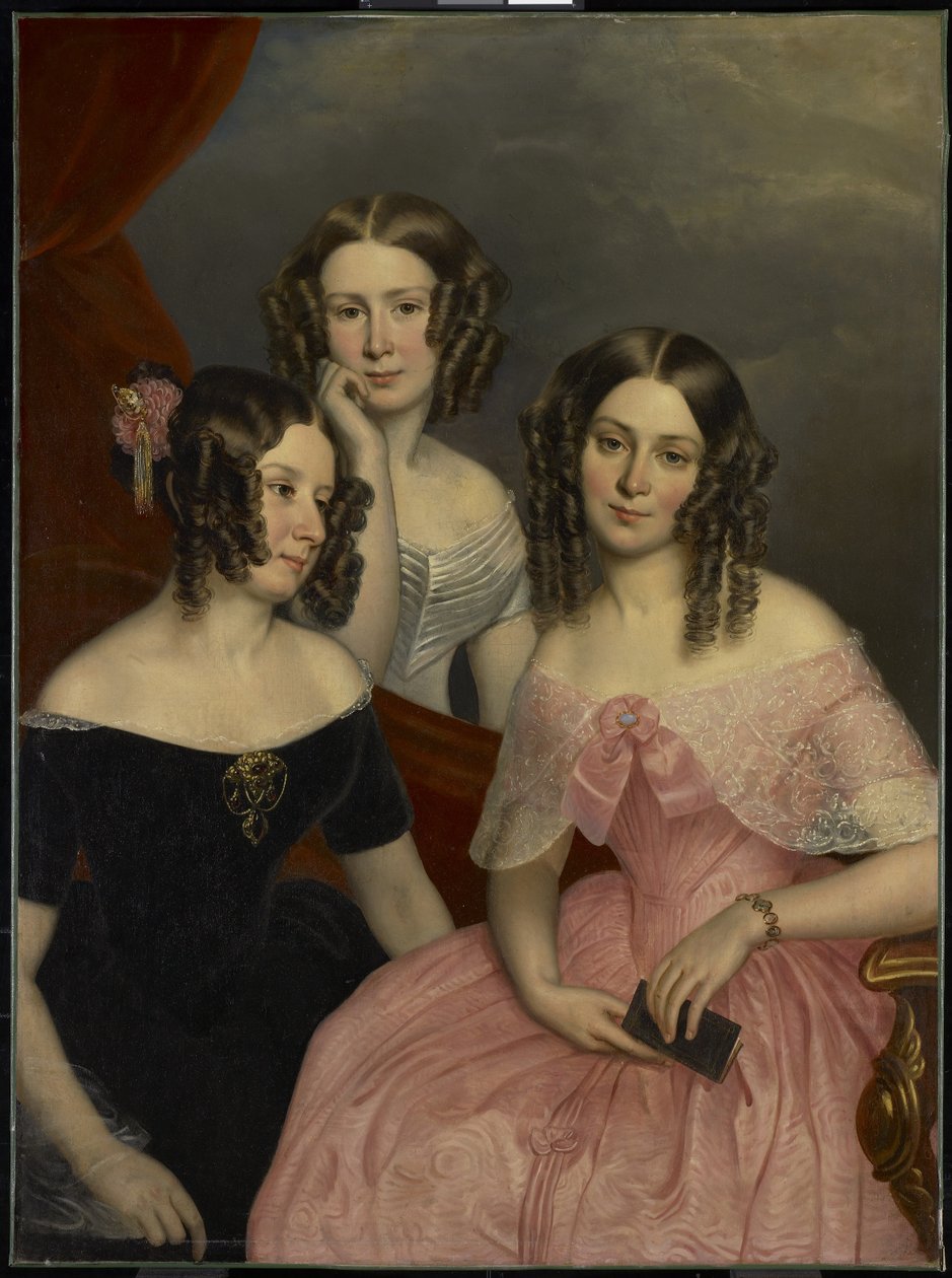 Die drei Robinson-Schwestern, 1846 von George Theodore Berthon