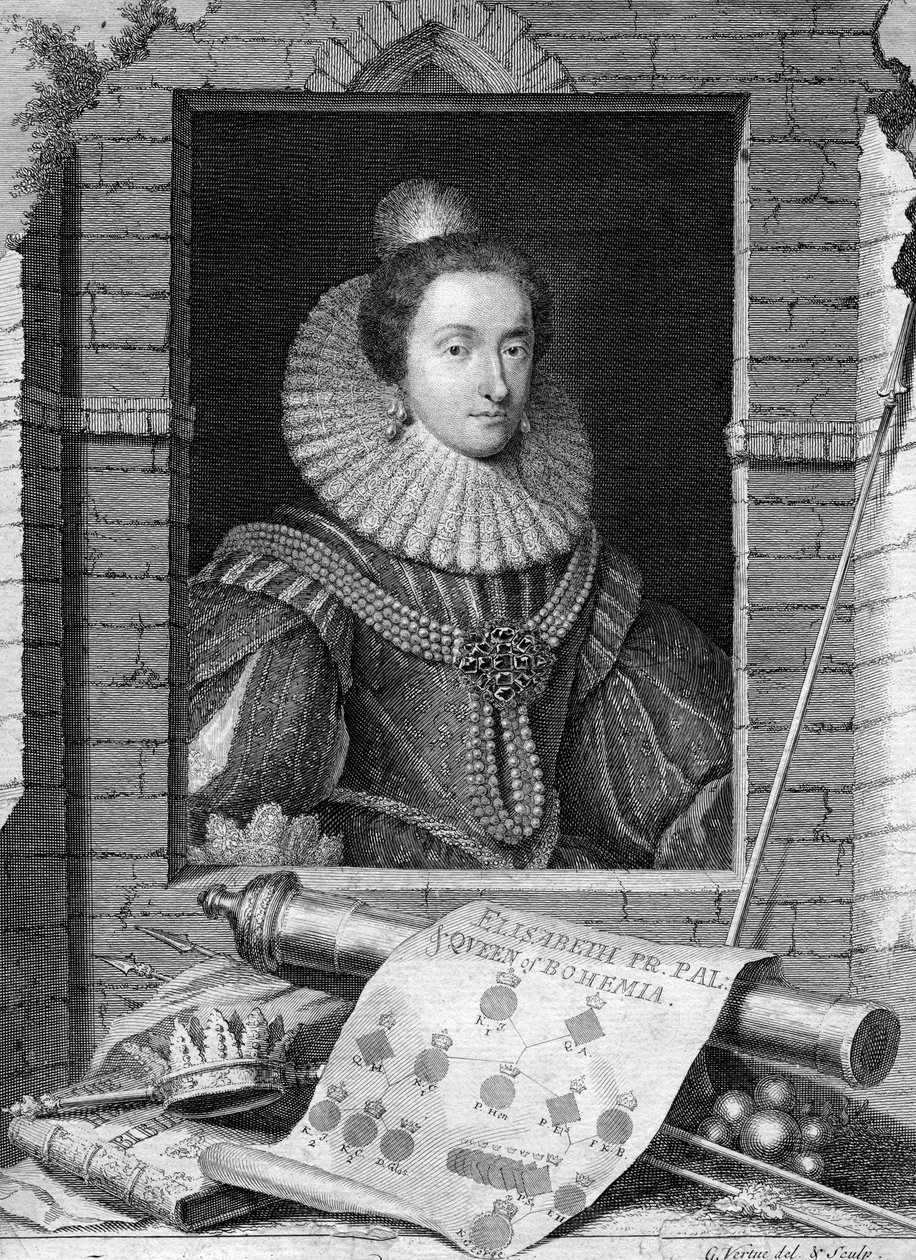 Elisabeth von Böhmen von George Vertue