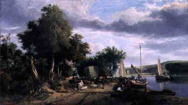 Ansicht am Fluss Yare in der Nähe von Norwich von George Vincent