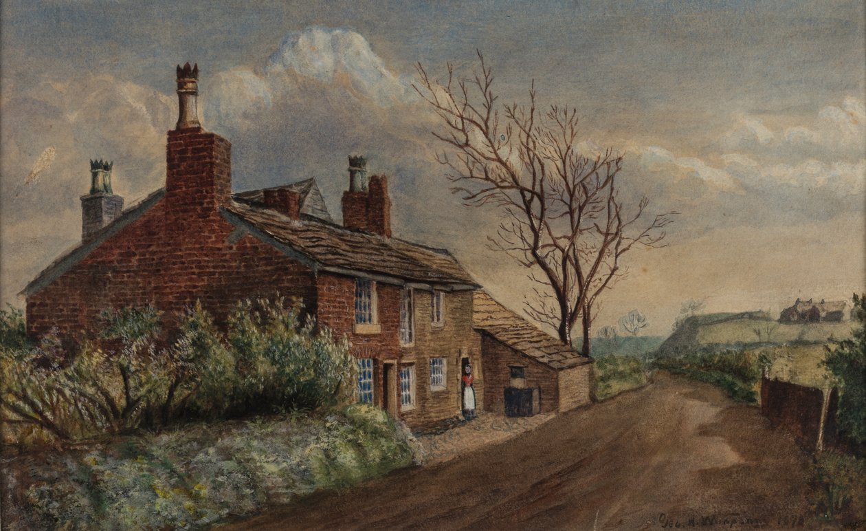 Pitses Blick Richtung Alt - Geburtsort von James Butterworth von George Wimpenny