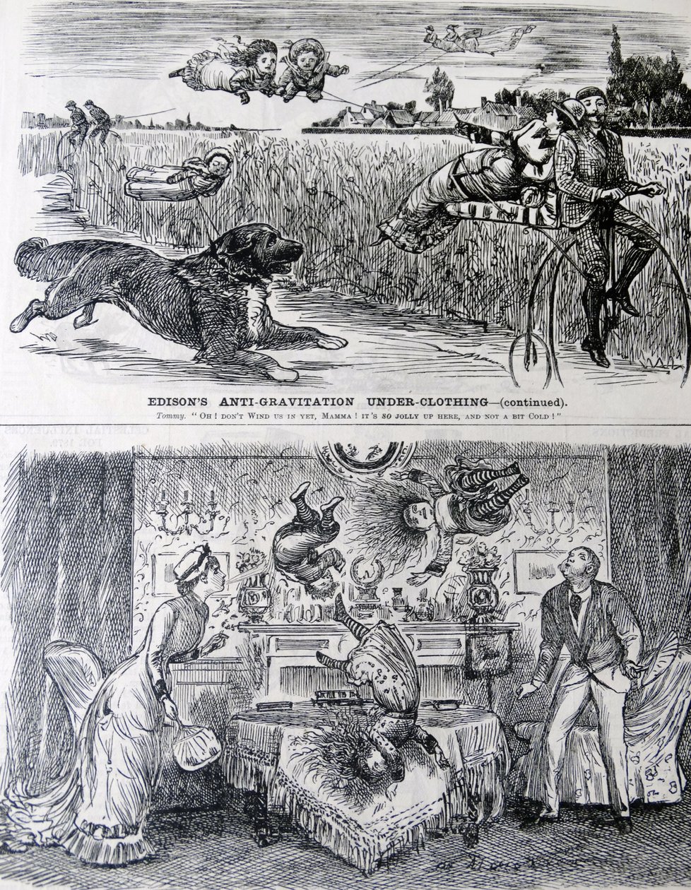 EDISONS Einfallsreichtum, gesehen von George du Maurier von George du Maurier