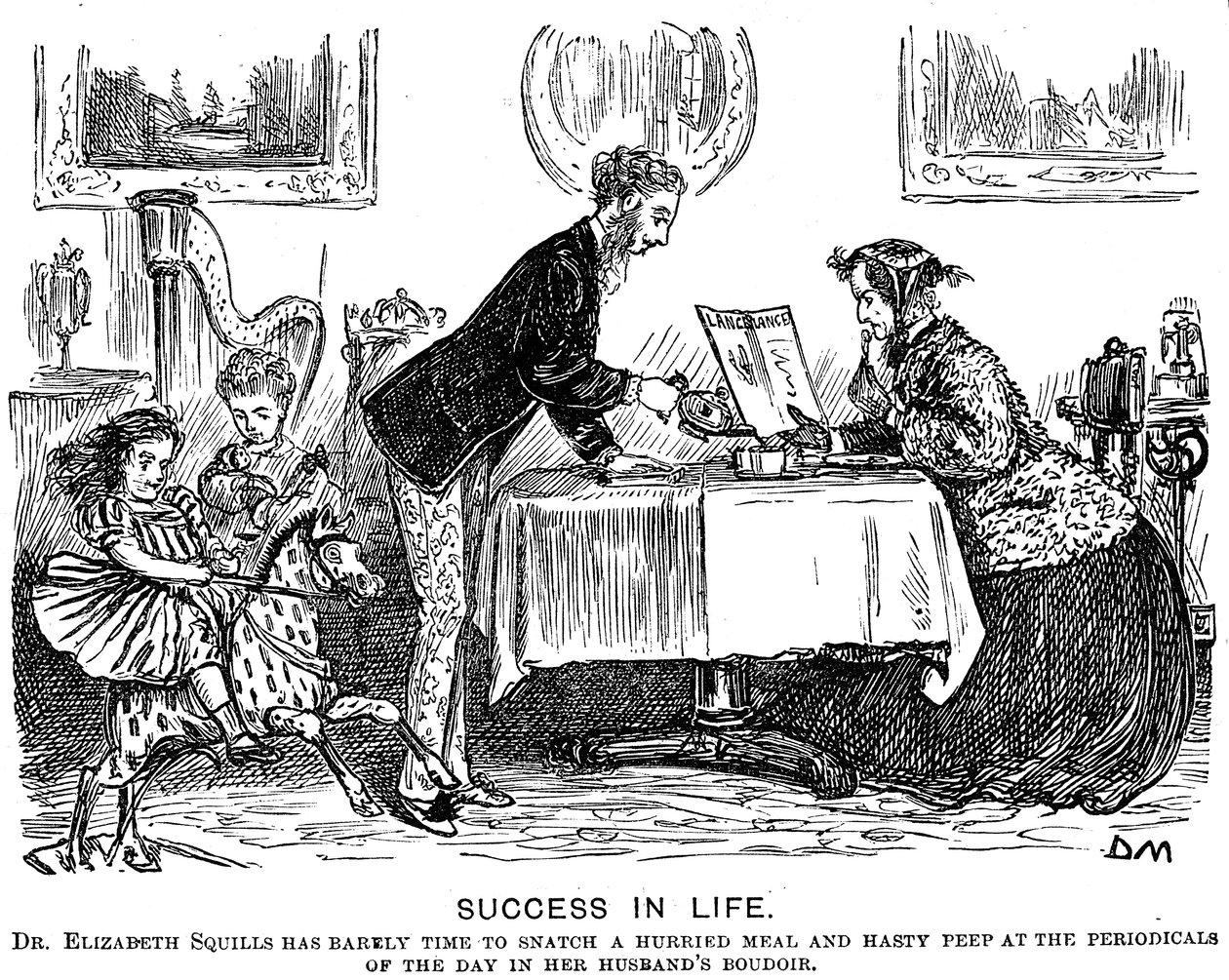Erfolg im Leben, 1867 von George du Maurier