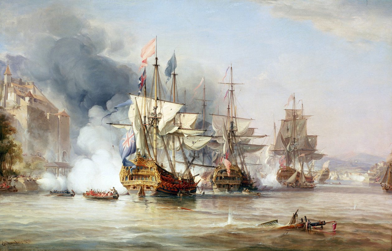 Die Eroberung von Porto Bello am 21. November von George the Elder Chambers