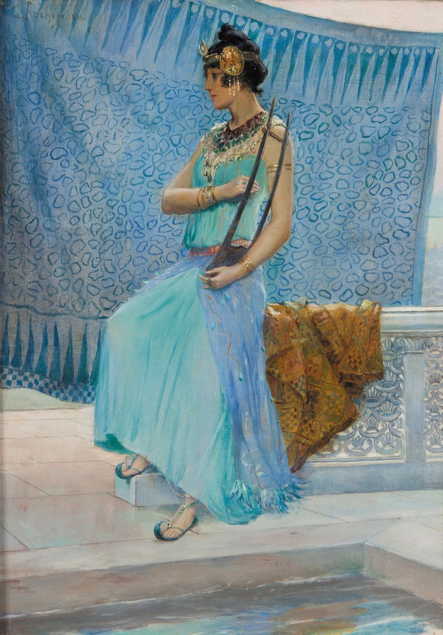 Algerische Tänzerin oder Salambó, 1910 von Georges Antoine Rochegrosse
