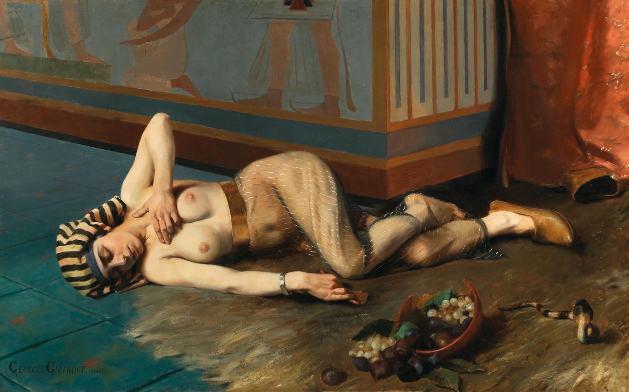Der Tod der Kleopatra von Georges Marie Julien Girardot