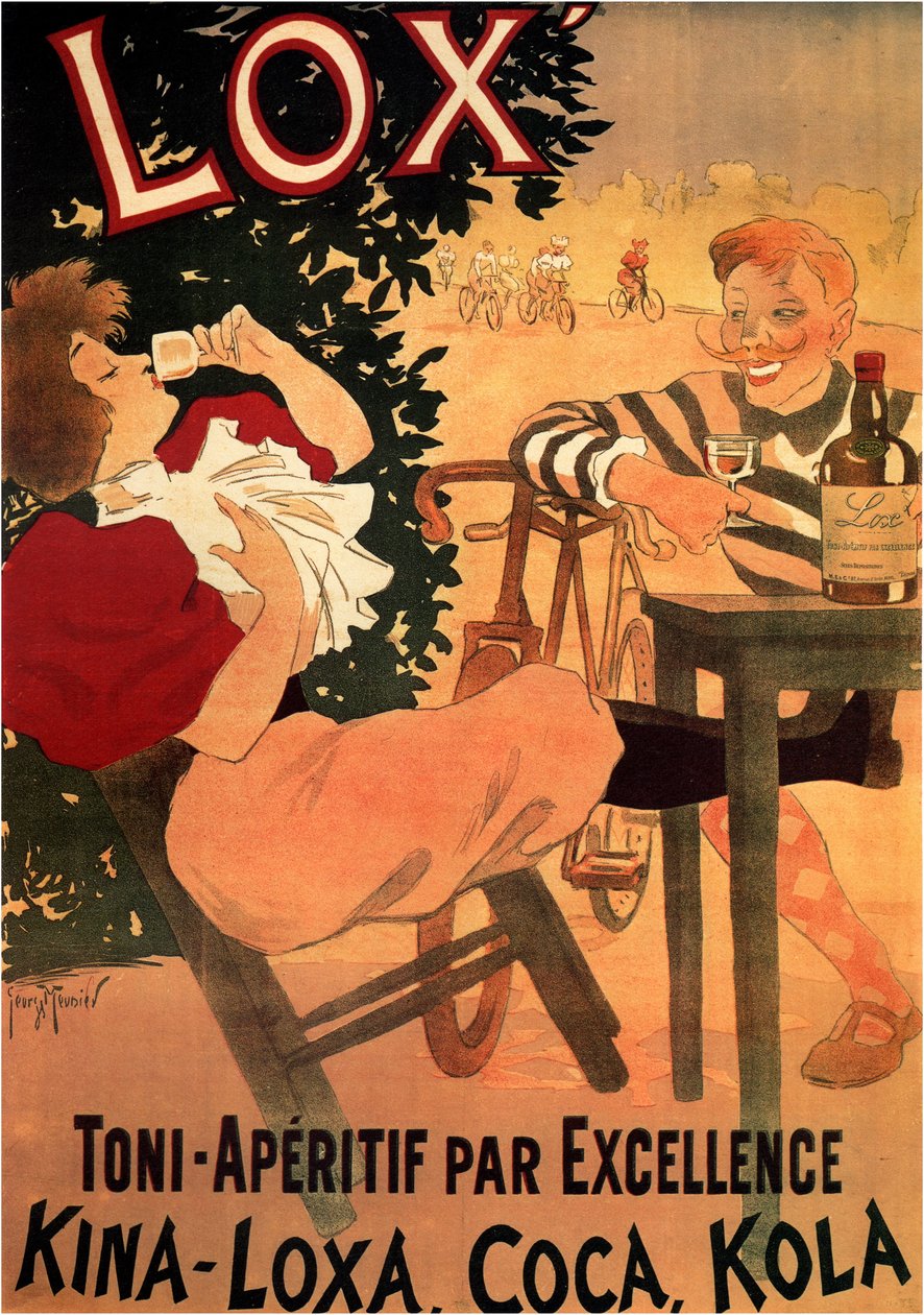 Werbung für die Weinmarke Lox (Plakat) von Georges Meunier