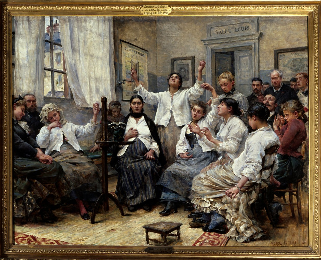 Die Faschinen der Barmherzigkeit (Dienst von Doktor Luys) von Georges Moreau de Tours