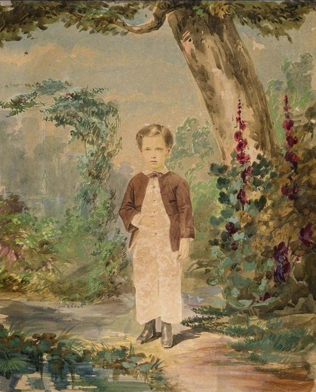 Aquarell von Georges Penabert (1858) von Georges Penabert