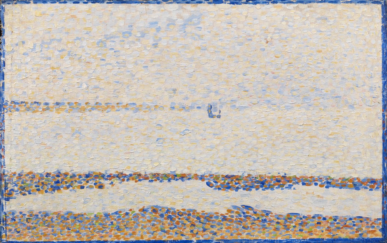 Strand von Gravelines von Georges Pierre Seurat