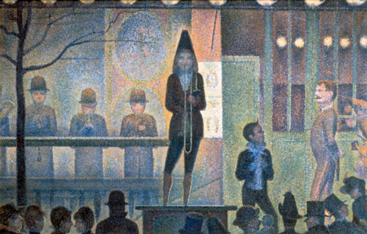 Zirkusvorstellung, 1887-1888 von Georges Pierre Seurat