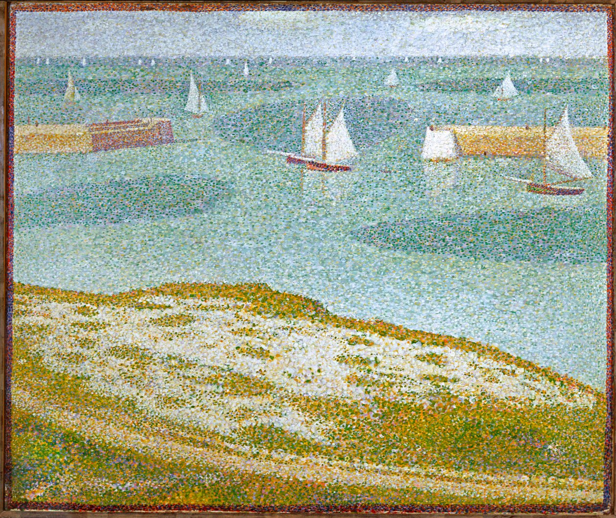 Eingang zum Hafen von Georges Pierre Seurat