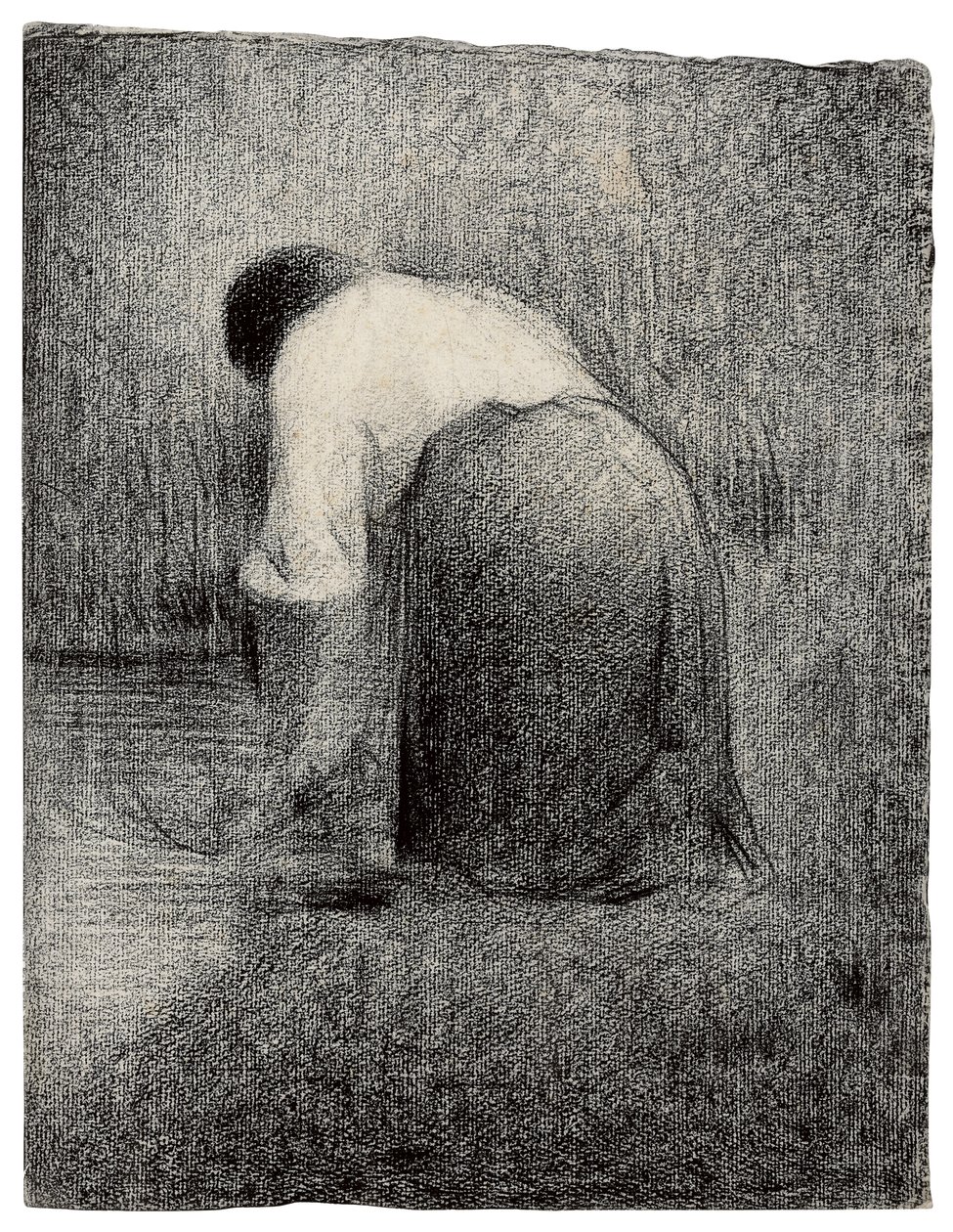 Kniende Frau von Georges Pierre Seurat