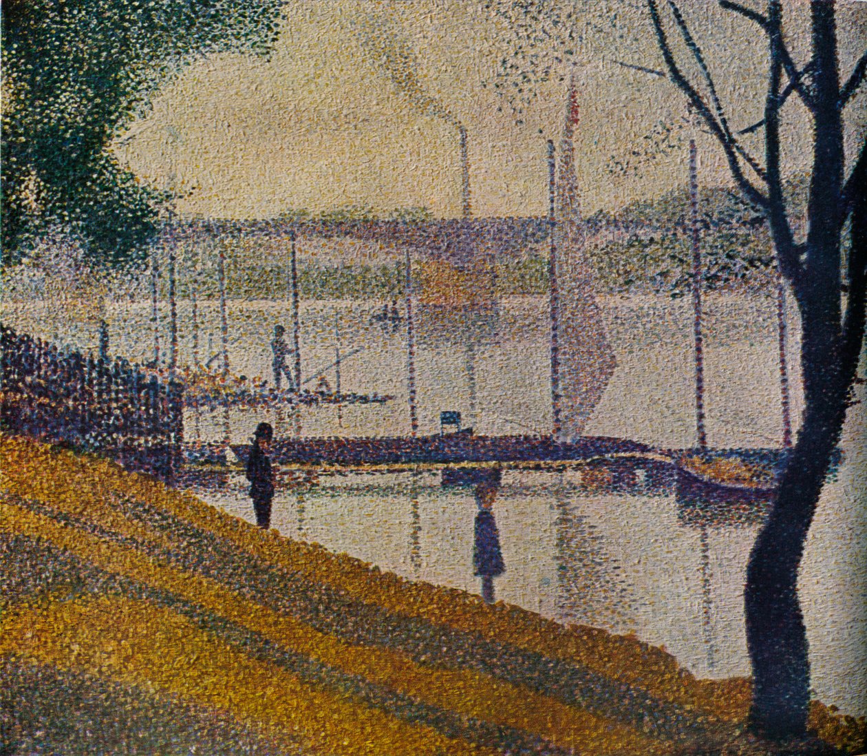 Le Pont de Courbevoie, 1886 von Georges Pierre Seurat