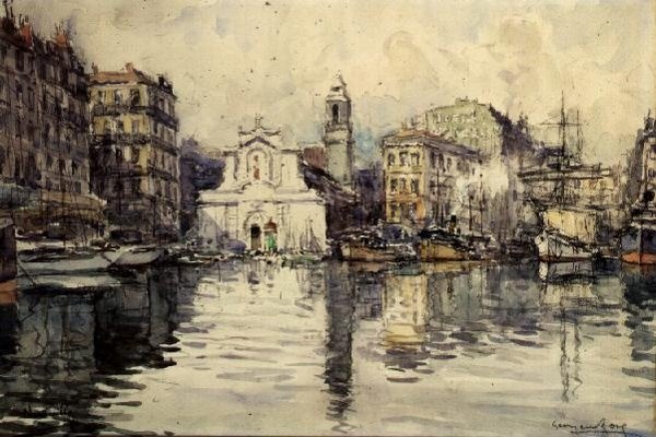 Der Hafen, Marseille von Georges Rose