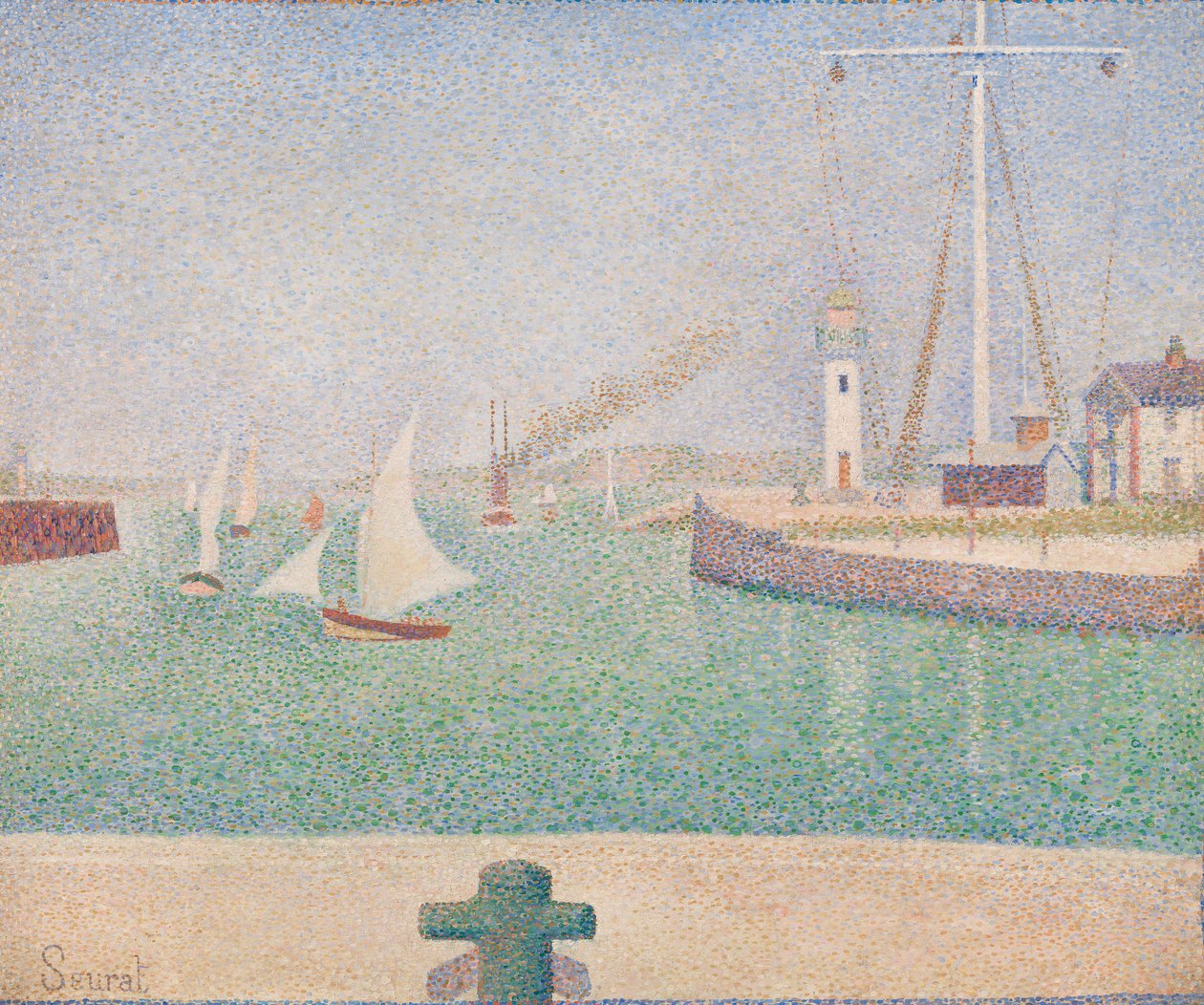 Eingang des Hafens von Honfleur (Entrée du port d