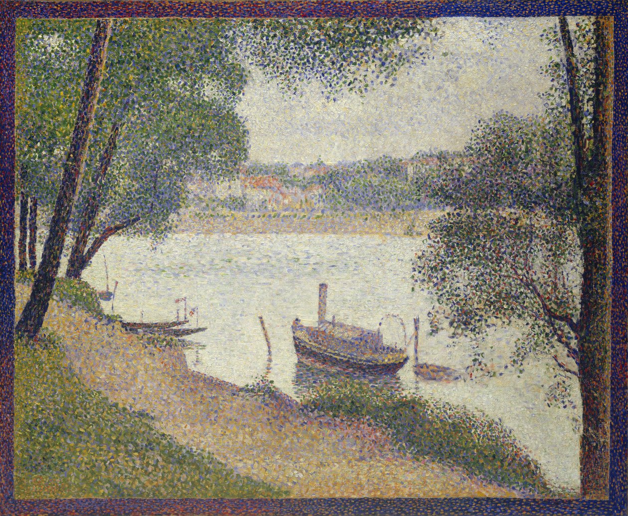 Graues Wetter, Grande Jatte von Georges Seurat