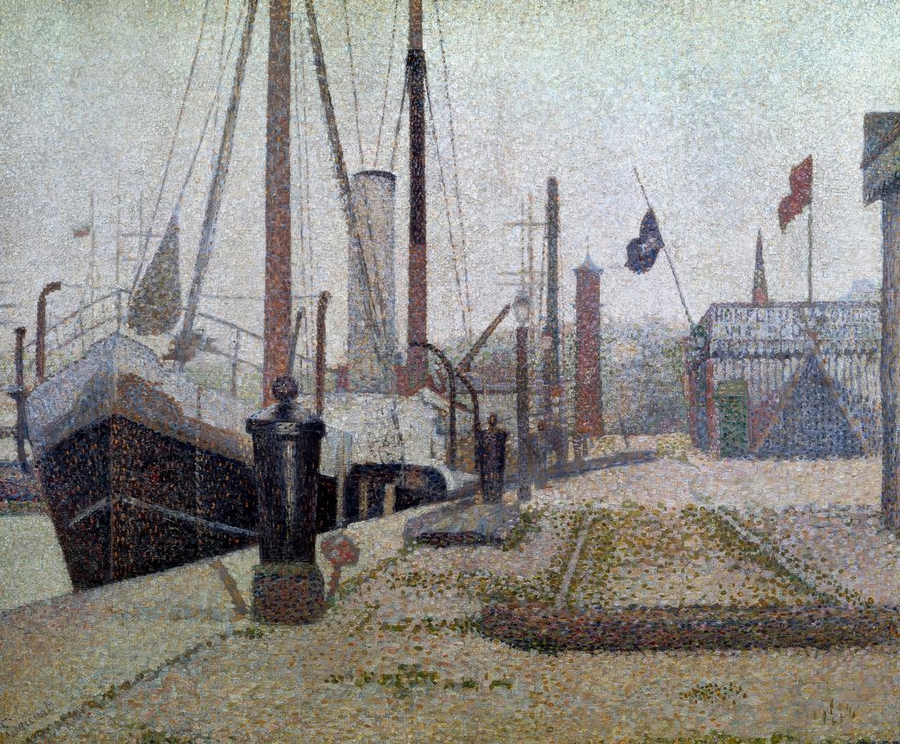 La Maria, Honfleur von Georges Seurat